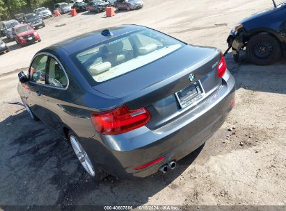 2014 BMW 228I Gray  Gasoline WBA1F5C5XEV255933 photo #4