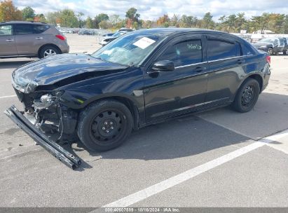 2013 CHRYSLER 200 LX Black  Flexible Fuel 1C3CCBAG8DN767734 photo #3