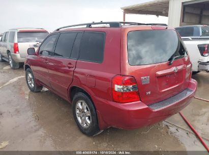 2004 TOYOTA HIGHLANDER V6 Red  Gasoline JTEDP21A840030073 photo #4