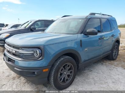 2021 FORD BRONCO SPORT BIG BEND Blue  Gasoline 3FMCR9B61MRB40097 photo #3