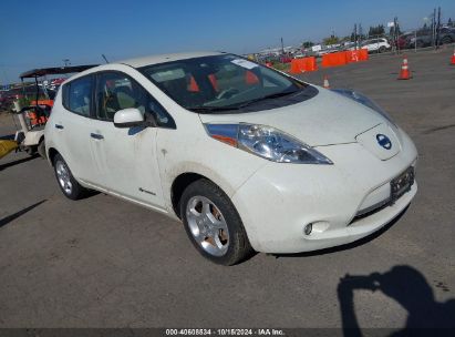 2012 NISSAN LEAF SL White  Electric JN1AZ0CP3CT024169 photo #1