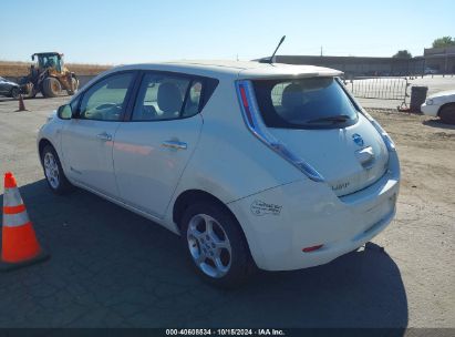 2012 NISSAN LEAF SL White  Electric JN1AZ0CP3CT024169 photo #4