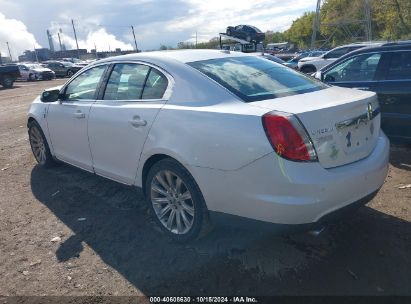 2010 LINCOLN MKS White  Gasoline 1LNHL9DR4AG607854 photo #4