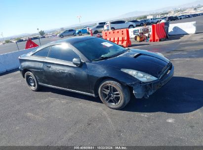 2002 TOYOTA CELICA Black  Gasoline JTDDR32T720138413 photo #1