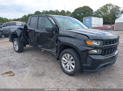 2020 CHEVROLET SILVERADO 1500 2WD  SHORT BED CUSTOM Black  Gasoline 3GCPWBEF5LG378451 photo #1