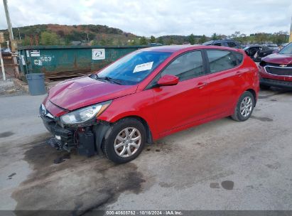 2013 HYUNDAI ACCENT GS Red  Gasoline KMHCT5AE0DU082897 photo #3