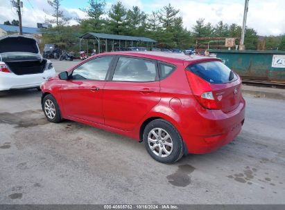 2013 HYUNDAI ACCENT GS Red  Gasoline KMHCT5AE0DU082897 photo #4