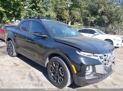 2022 HYUNDAI SANTA CRUZ SEL Black  Gasoline 5NTJCDAE9NH032065 photo #1