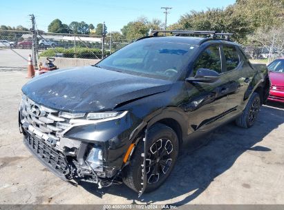 2022 HYUNDAI SANTA CRUZ SEL Black  Gasoline 5NTJCDAE9NH032065 photo #3