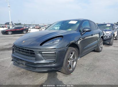 2022 PORSCHE MACAN Gray  Gasoline WP1AA2A54NLB00517 photo #3