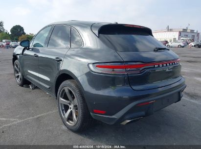 2022 PORSCHE MACAN Gray  Gasoline WP1AA2A54NLB00517 photo #4