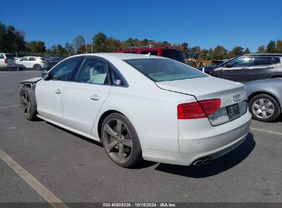 2014 AUDI S8 4.0T White  Gasoline WAUD2AFD9EN004342 photo #4