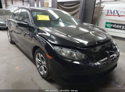 2016 HONDA CIVIC LX Black  Gasoline 19XFC2F5XGE066377 photo #1