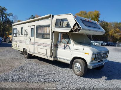 1988 FORD ECONOLINE E350 CUTAWAY VAN White  Gasoline 1FDKE30GXJHB18516 photo #1