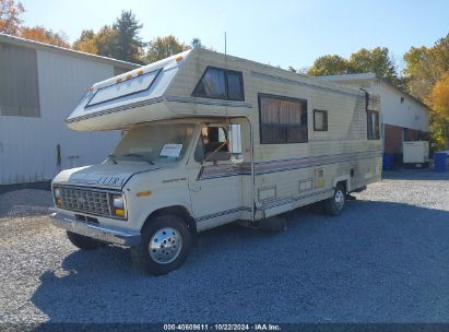 1988 FORD ECONOLINE E350 CUTAWAY VAN White  Gasoline 1FDKE30GXJHB18516 photo #3