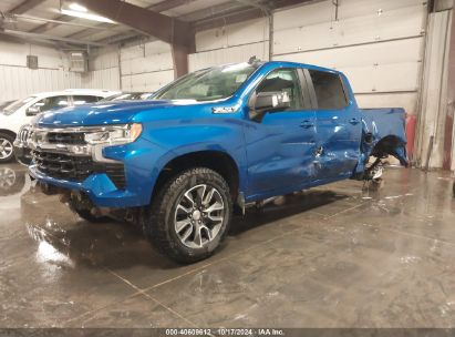 2024 CHEVROLET SILVERADO 1500 4WD  SHORT BED LT Blue  Gasoline 1GCUDDED7RZ246433 photo #3