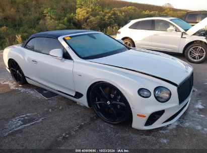 2022 BENTLEY CONTINENTAL GT MULLINER/V8 White  Gasoline SCBDG4ZG6NC002140 photo #1