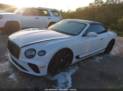 2022 BENTLEY CONTINENTAL GT MULLINER/V8 White  Gasoline SCBDG4ZG6NC002140 photo #3