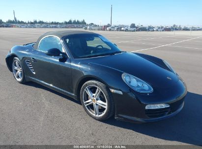 2009 PORSCHE BOXSTER Black  Gasoline WP0CA29829U710473 photo #1