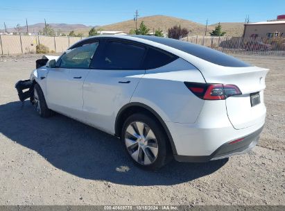 2023 TESLA MODEL Y AWD/LONG RANGE DUAL MOTOR ALL-WHEEL DRIVE White  Electric 7SAYGDEE3PA124284 photo #4