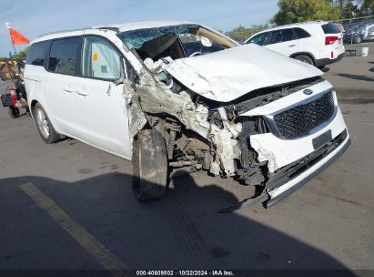 2015 KIA SEDONA LX White  Gasoline KNDMB5C19F6057848 photo #1