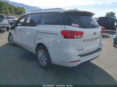 2015 KIA SEDONA LX White  Gasoline KNDMB5C19F6057848 photo #4