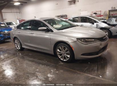 2015 CHRYSLER 200 S Gray  Gasoline 1C3CCCBB4FN614151 photo #1