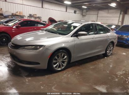 2015 CHRYSLER 200 S Gray  Gasoline 1C3CCCBB4FN614151 photo #3