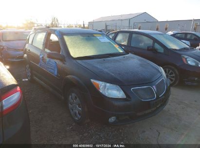 2007 PONTIAC VIBE Black  Gasoline 5Y2SL65807Z421563 photo #1