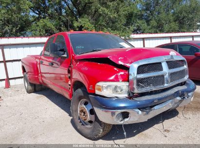 2003 DODGE RAM 3500 SLT/LARAMIE/ST Red  Diesel 3D7MA48C53G859224 photo #1