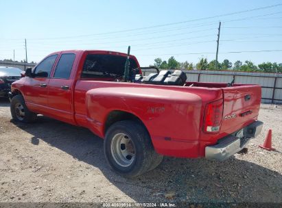 2003 DODGE RAM 3500 SLT/LARAMIE/ST Red  Diesel 3D7MA48C53G859224 photo #4