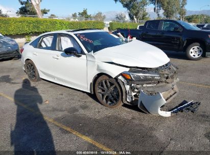 2024 HONDA CIVIC SI SEDAN White  Gasoline 2HGFE1E5XRH474795 photo #1