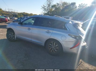 2013 INFINITI JX35 Silver  Gasoline 5N1AL0MM6DC326457 photo #4