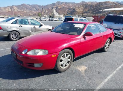 1995 LEXUS SC 400 Red  Gasoline JT8UZ30C9S0046155 photo #3