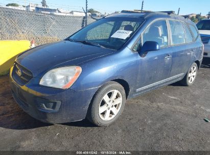 2008 KIA RONDO LX V6 Blue  Gasoline KNAFG526087173909 photo #3