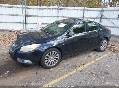 2011 BUICK REGAL CXL RUSSELSHEIM Black  Gasoline W04GT5GC6B1006654 photo #3