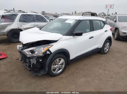 2019 NISSAN KICKS S White  Gasoline 3N1CP5CU1KL535643 photo #3