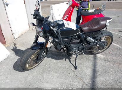 2018 DUCATI SCRAMBLER 800 Black  Gasoline ML015ANMXJT014396 photo #3