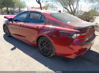 2018 TOYOTA CAMRY SE Red  Gasoline 4T1B11HK1JU532915 photo #4