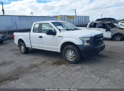 2015 FORD F-150 XL White  Gasoline 1FTFX1EF5FKE89825 photo #1