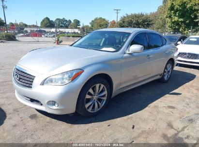 2012 INFINITI M37X Silver  Gasoline JN1BY1AR6CM390929 photo #3