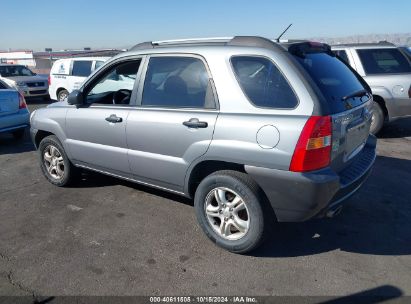 2007 KIA SPORTAGE LX V6 Gray  Gasoline KNDJF723777396061 photo #4