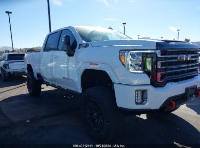 2022 GMC SIERRA 2500HD 4WD  STANDARD BED AT4 White  Diesel 1GT49PEY6NF272460 photo #1