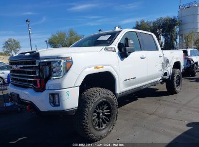 2022 GMC SIERRA 2500HD 4WD  STANDARD BED AT4 White  Diesel 1GT49PEY6NF272460 photo #3