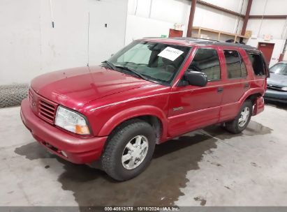 2000 OLDSMOBILE BRAVADA Red  Gasoline 1GHDT13WXY2116430 photo #3