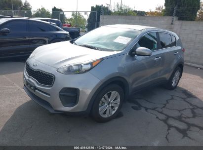 2019 KIA SPORTAGE LX Silver  Gasoline KNDPM3AC3K7578990 photo #3