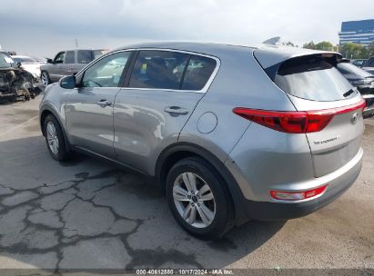 2019 KIA SPORTAGE LX Silver  Gasoline KNDPM3AC3K7578990 photo #4