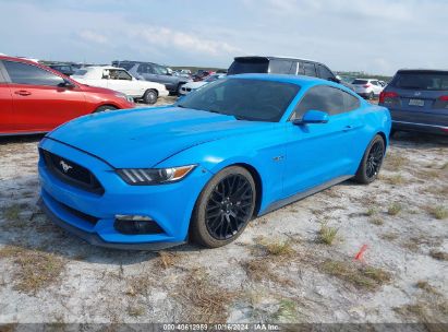 2017 FORD MUSTANG GT PREMIUM Blue  Gasoline 1FA6P8CF9H5316165 photo #3