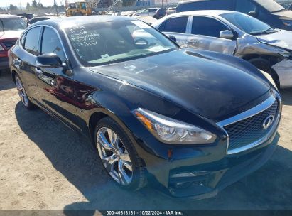 2015 INFINITI Q70 3.7 Black  Gasoline JN1BY1AP9FM541894 photo #1