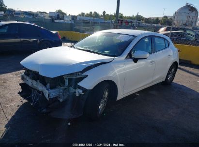 2015 MAZDA MAZDA3 I TOURING White  Gasoline JM1BM1L72F1249222 photo #3